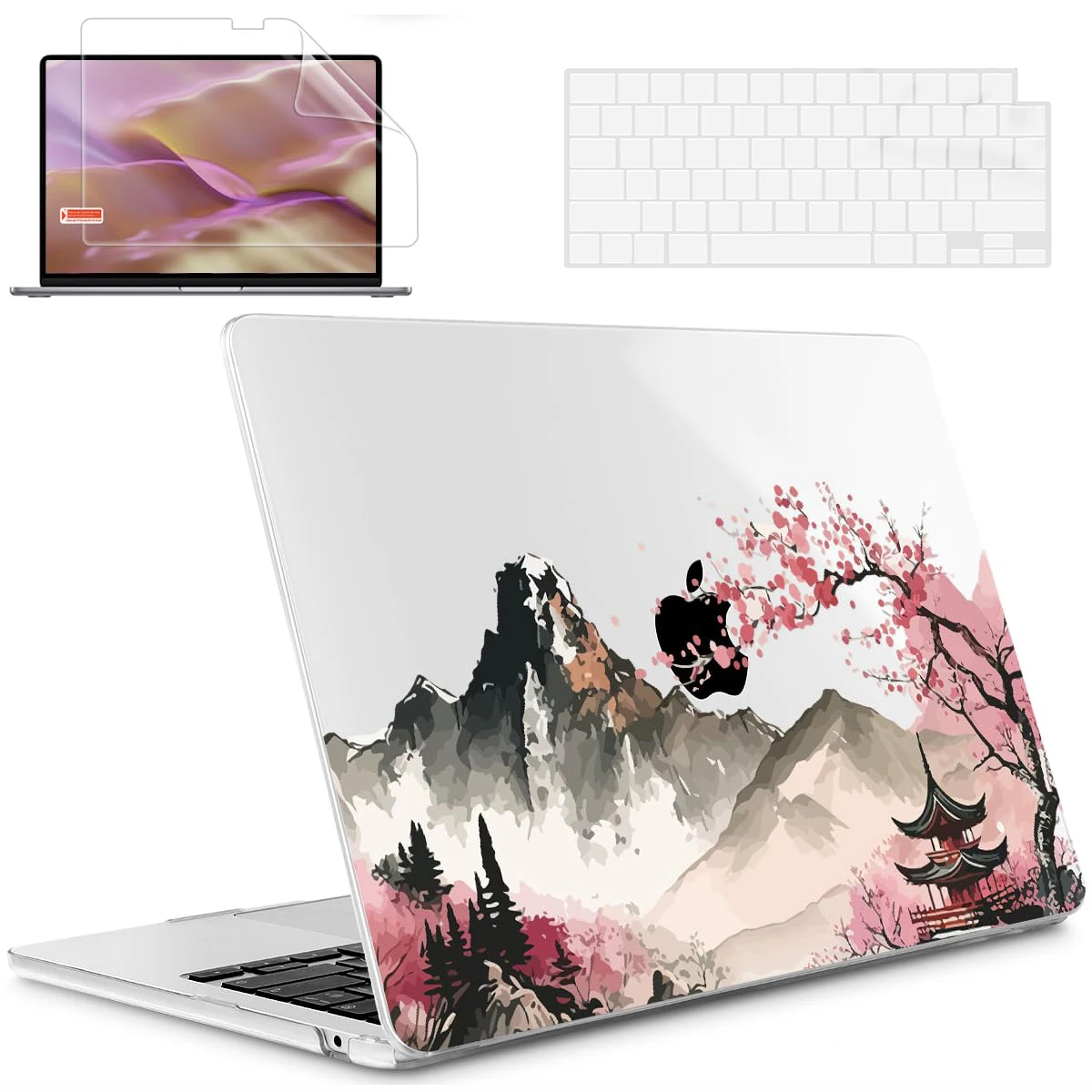 For Macbook Air 13 Case for Laptop accessories Macbook Air M1 M2 2023 Air 15 Funda Macbook Pro 14 case M3 2023 Pro 16 Cover