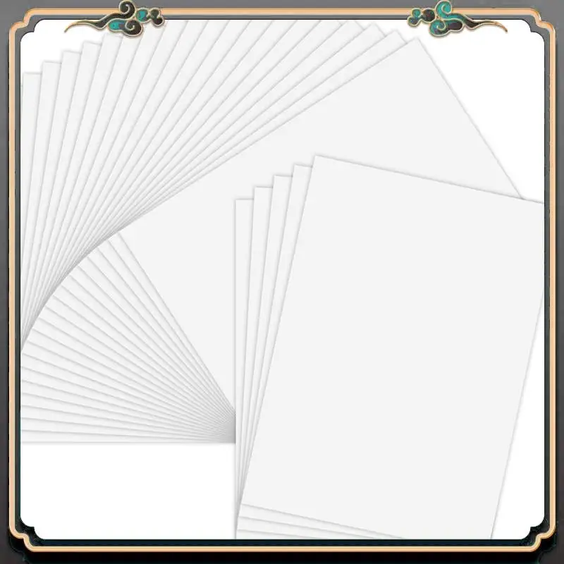 Reliable-125 Sheets Printable Vinyl Sticker Paper Self-Adhesive Waterproof Matte White Printing Paper Sheet, For Inkjet Printer