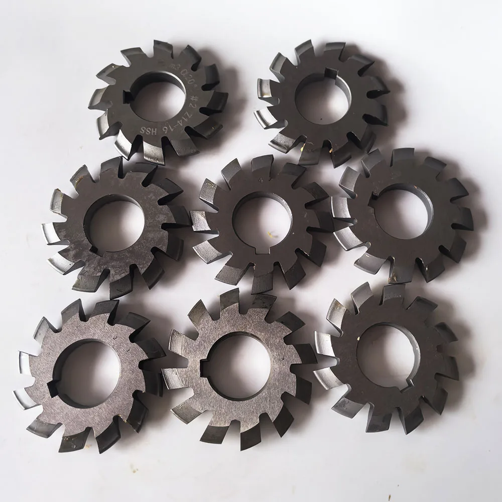 HSS M5 No1-NO8 Plate Face Milling Cutter Set Cnc