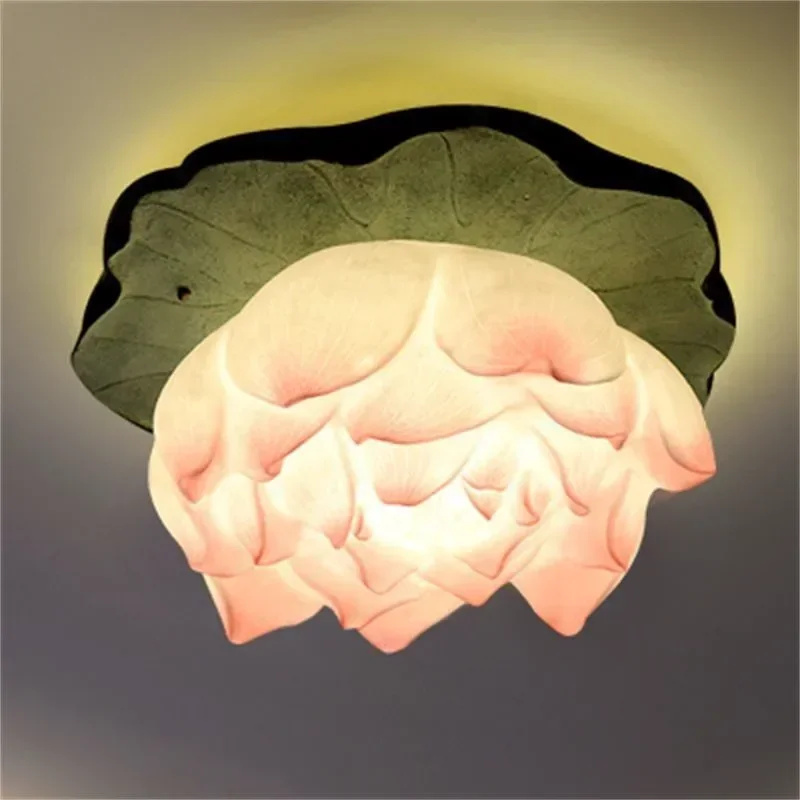 ALBERT Contemporary Lotus Ceiling Lamp LED Creativity Living Room Restaurant Bedroom Study Villa Hotel Tearoom Corridor Light