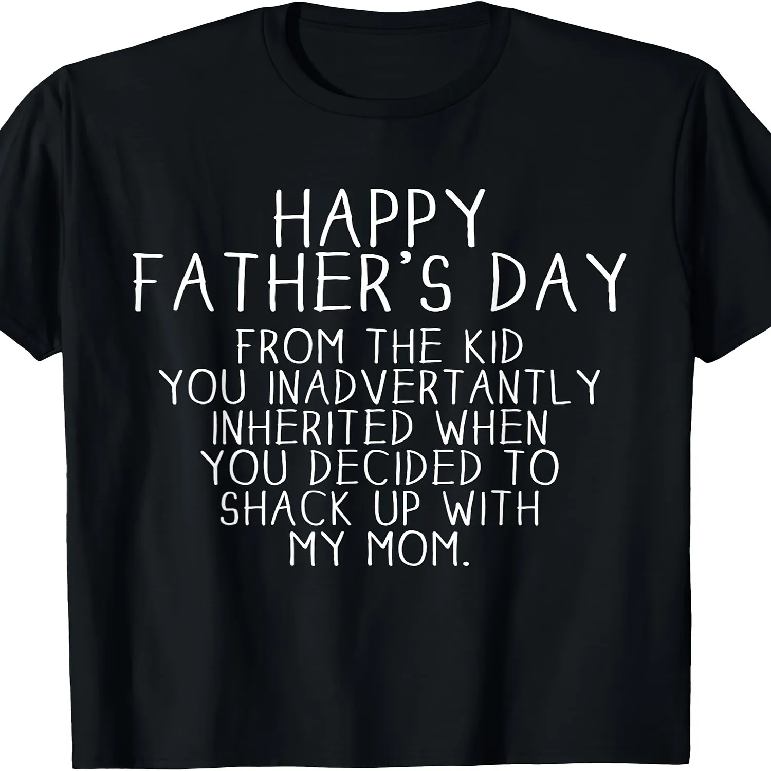 Funny Step Dad Father'S Day Gift T-Shirt for Men Joke Stepson Tee 1pc S-XXXL Men Graphic Tee, Weekend Casual Top