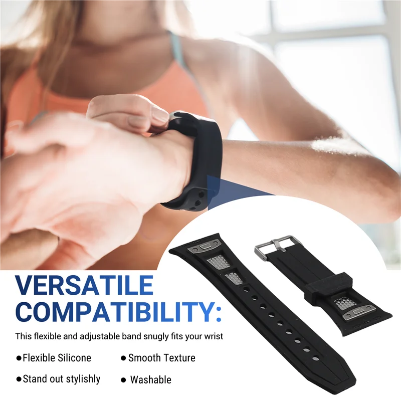 【Подерна предложения】Ремешок для часов 49 мм, резиновый спортивный браслет, сменные аксессуары для браслета