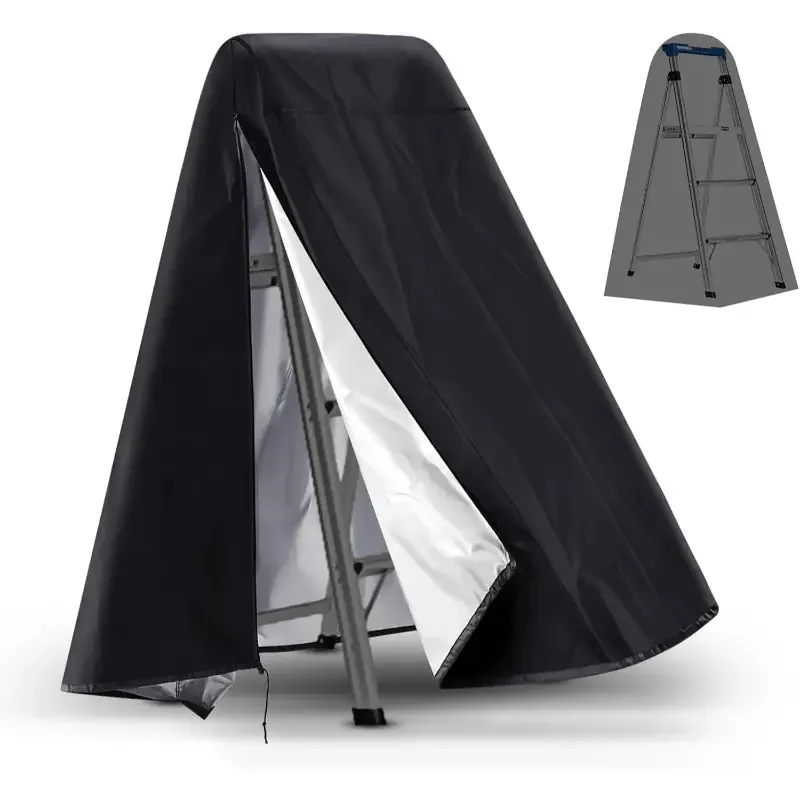 Heavy-Duty Oxford Waterproof Zippered Pool Ladder Cover