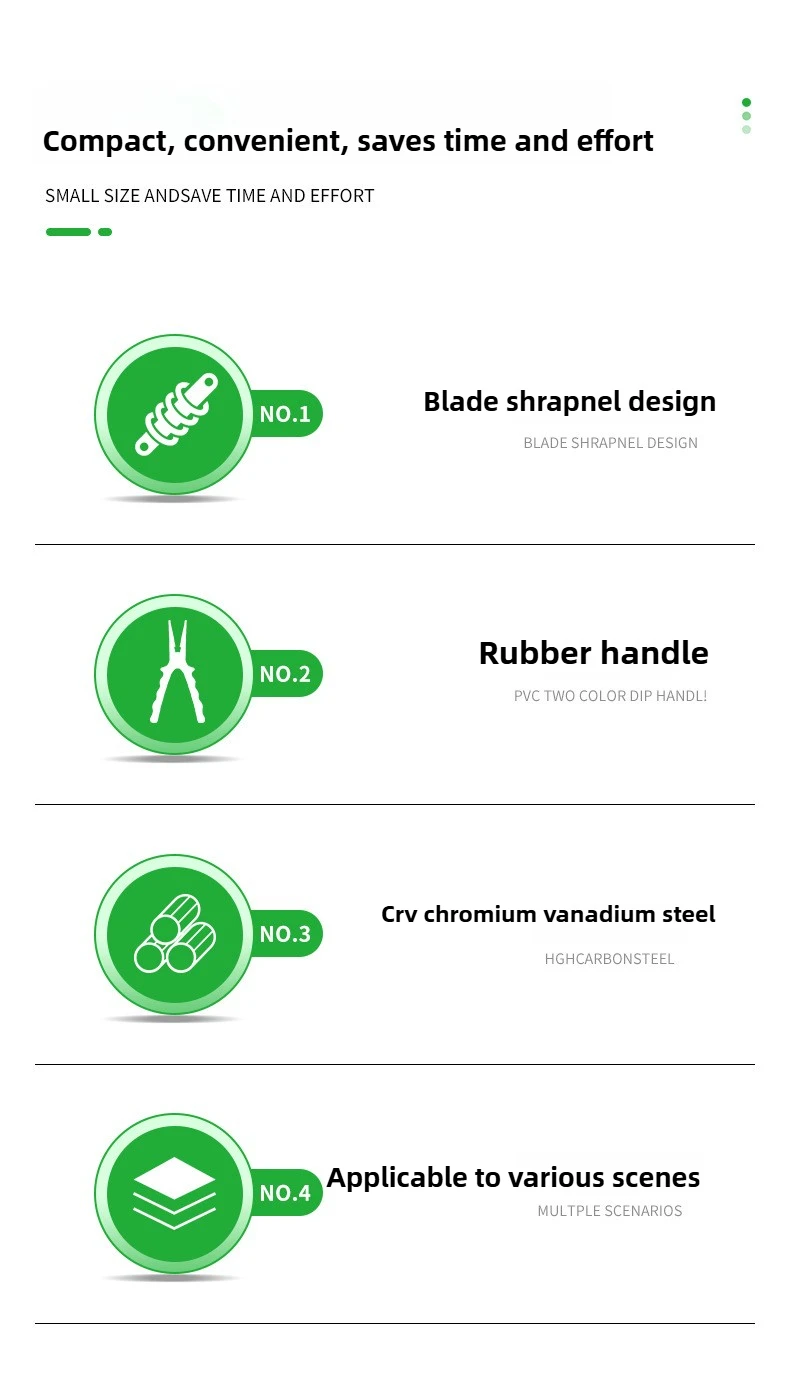 5-Zoll Mini-Multifunktionszange, Elektriker-Spezialzange, Spitzzange, Kleine Handgefertigte Industriequalität-Spannzange – Detail 2