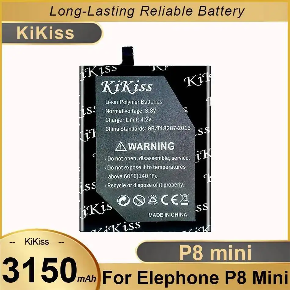

For Elephone P8 Mini Durable Mobile Phone Battery 3150Mah