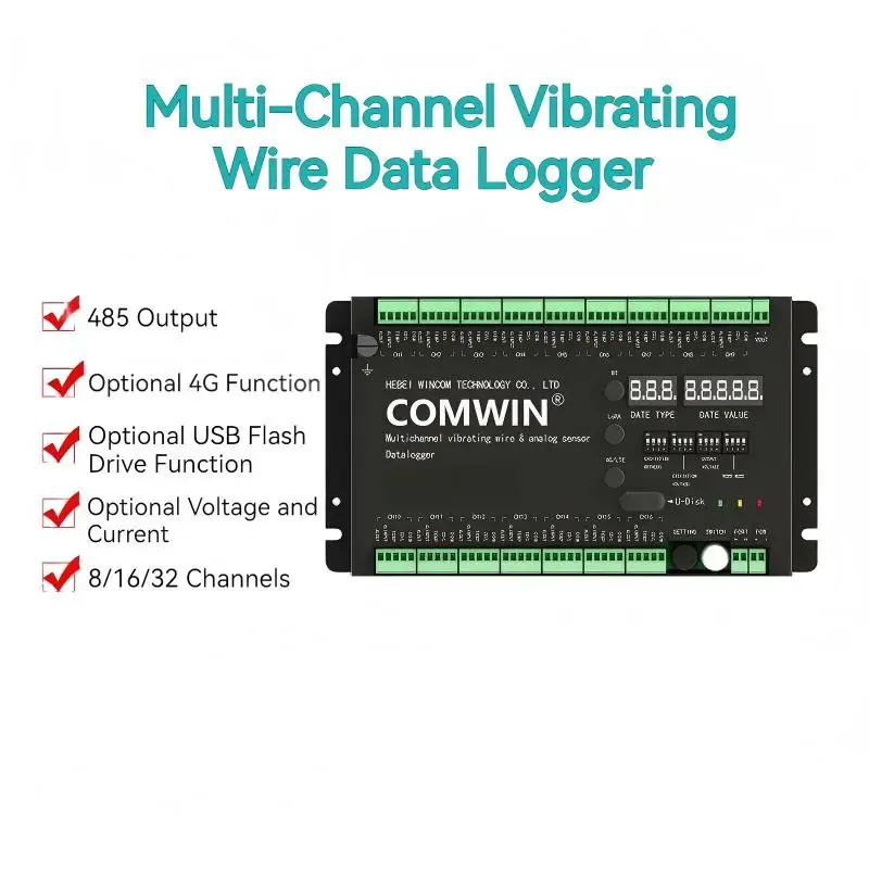 

Высокоточная вибрационная проводная система сбора данных на 8/16/32 канала
