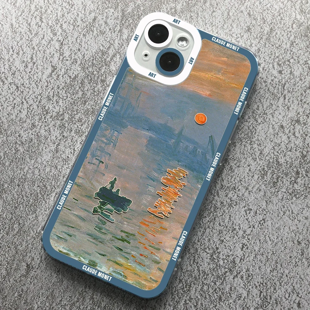 Claude Monet Art Phone Case For Samsung Galaxy S10 S20 S21 S22 S23 S24 FE Plus Ultra Note 20 Soft Cover