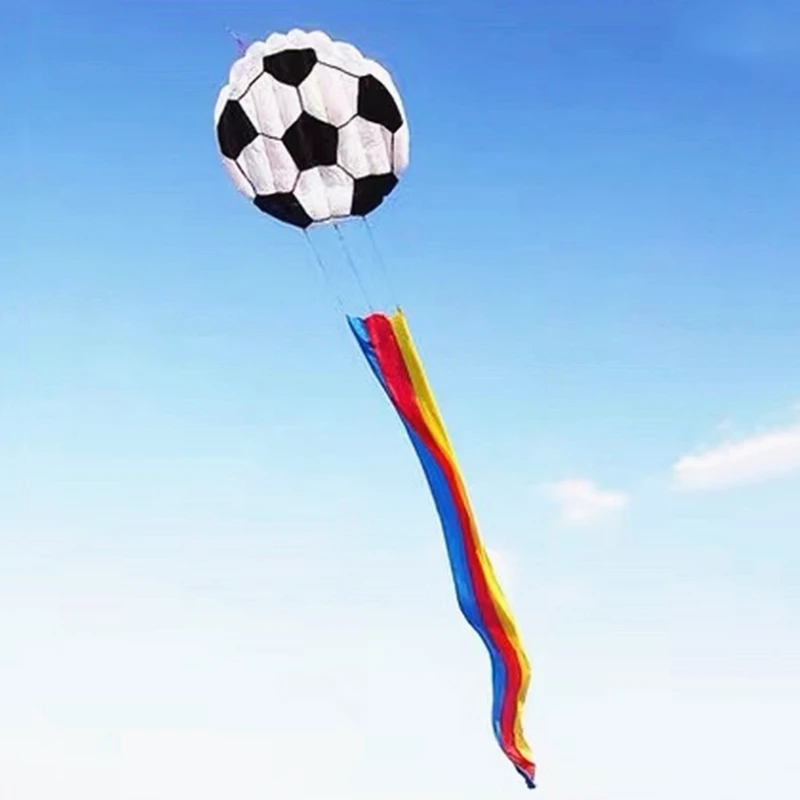 Juguetes voladores de cometas de fútbol para niños, línea de cometas gigantes, línea de cometas suaves para adultos, cometas profesionales ikite koi, envío gratis