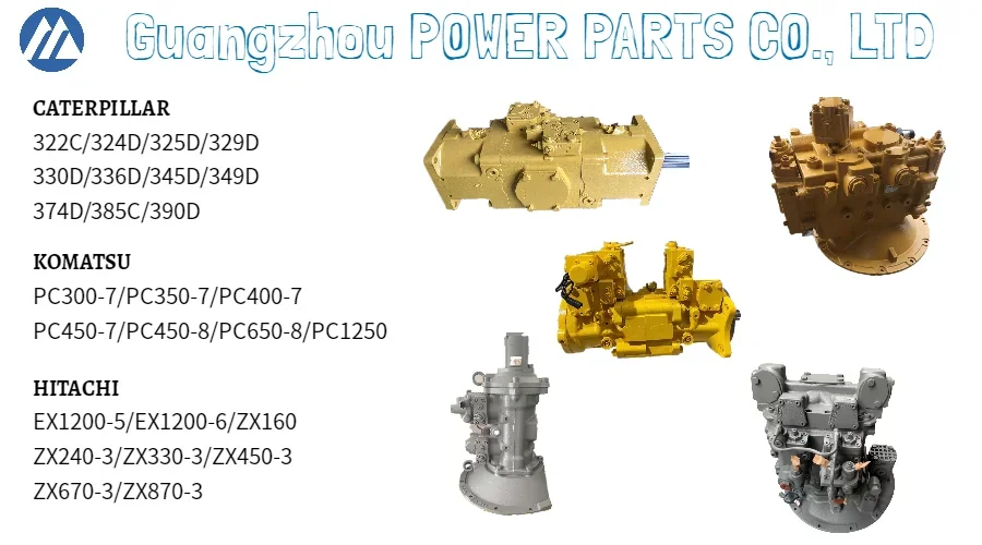 Power Parts 204-2578 Hydraulic Pump D8R D8T Hydraulic Main Pump P/N: 204-2578 Pump GP-Piston 2042578