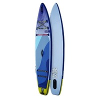 BT-24VTP Inflatable Stand Up Paddle Board 200L Drainage 80kg Max Load 15PSI PVC for Beginners Family Vacation Youth Adults