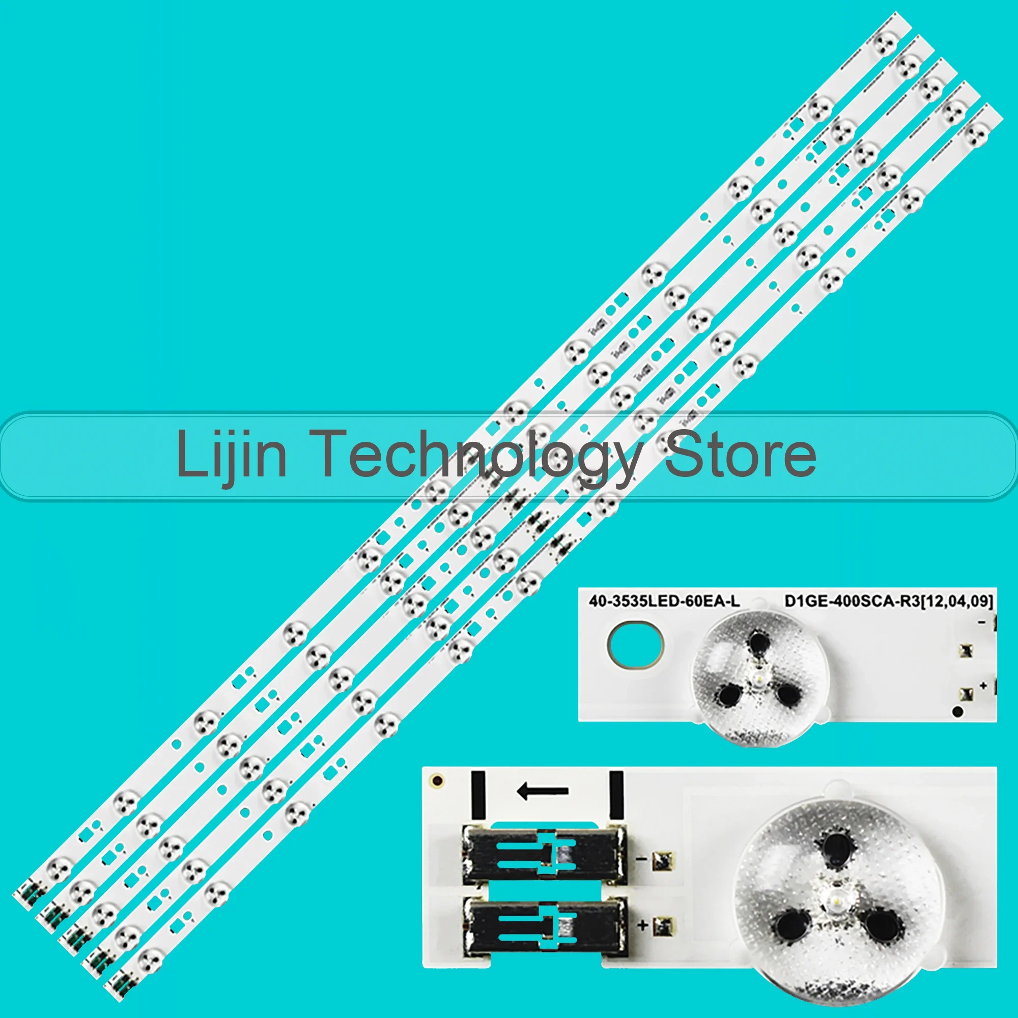 Imagem -01 - Tira Conduzida para Ue40eh5300w Ue40eh5000w Ue40eh5005k Ue40eh5040w Ue40eh5047k Ue40eh5050w Ue40eh5057k Ue40eh5300k tira conduzida para ue40eh5300w ue40eh5000w ue40eh5005k ue40eh5040w ue40eh5047k ue40eh5050w ue40eh5057k ue40eh5300k 01