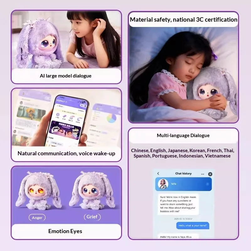 Mengduofu TM14-Y20260107-0206 Smart Robot Companion Robot Social Emotional Soothe Sleep Wireless Indoor Intelligence Gifts