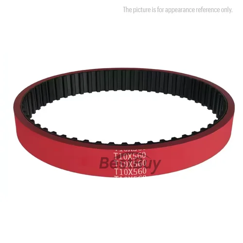 Imagen 2 del producto Correa de distribución T10 directo de fábrica, goma roja de 400-640mm para máquina de embalaje VFFS, correa síncrona de calidad alimentaria resistente al calor