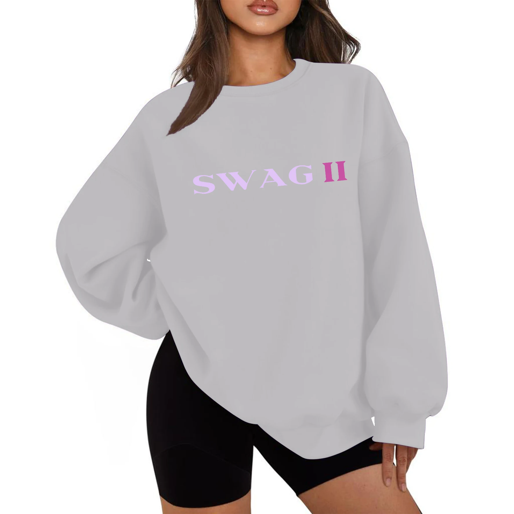 جاستن بيبر SWAG II 2025 جاستن SWAG 2 البلوز Harajuku جولة الرقبة طويلة الأكمام هوديي