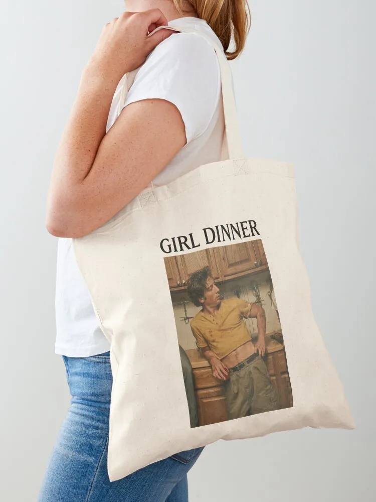 Girl Dinner Jeremy Allen White Tote Bag Canvas bag for women bags for women shopping bag logo