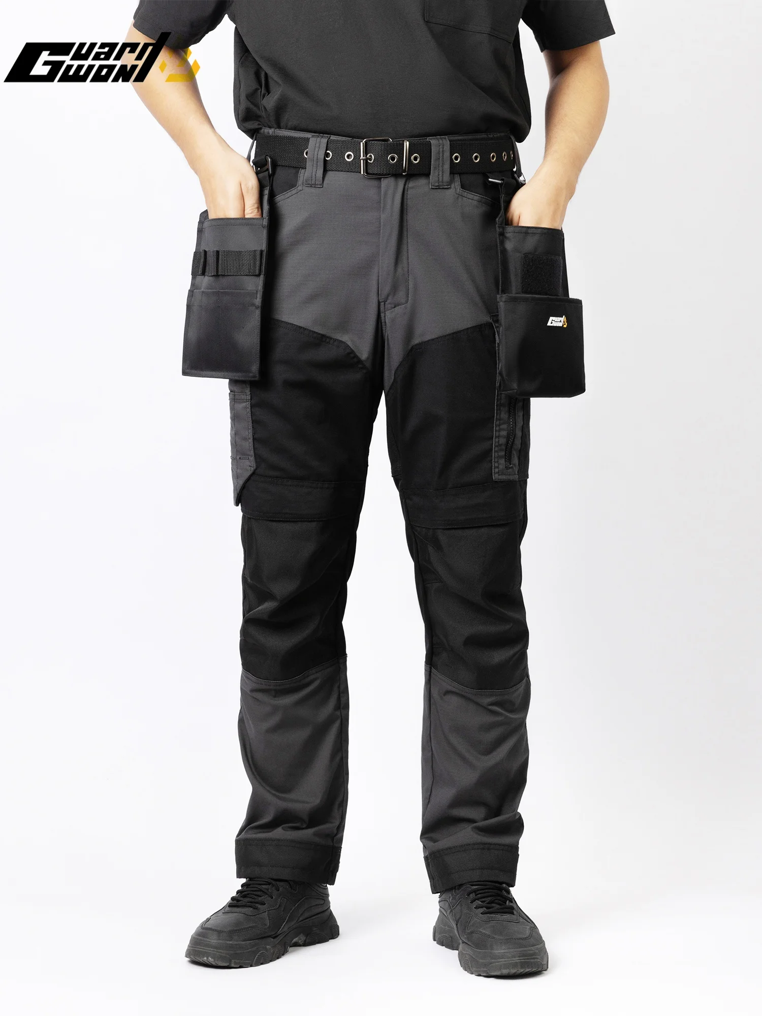 

Guardwon New Tactical Work Pants Multi-pockets Elastic Work Cargo Pants Camping Climber Pants Fishing pants