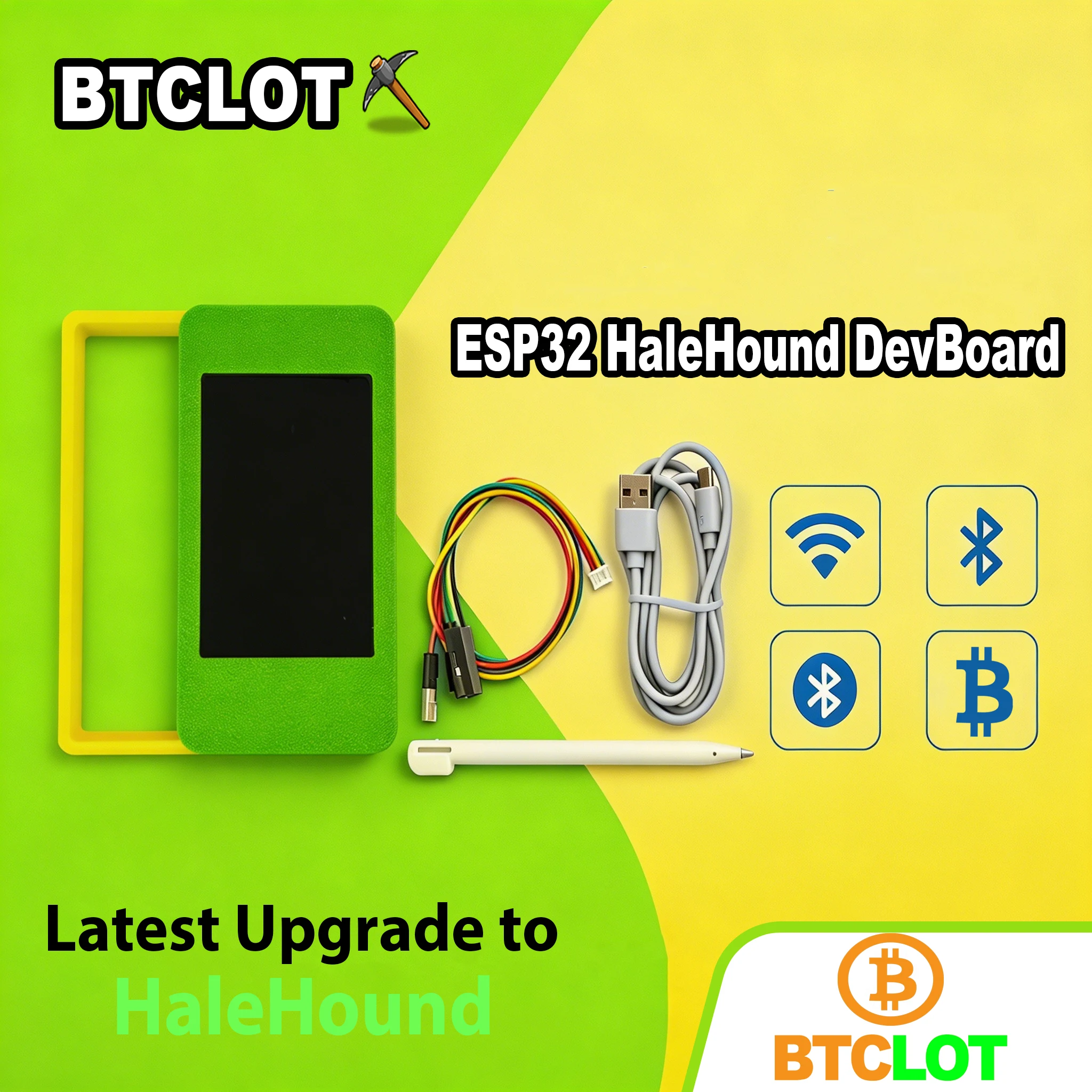 

New CYD ESP32 HaleHound DevBoard WiFi/Bluetooth 2.8" Touch RSSI Readout Development Board Smart Display 1.7.2 Firmware