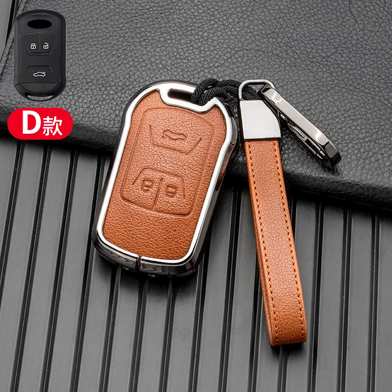

Car Key Case Cover for Chery Tiggo 4 5txs 2020 Tiggo 7 8 5X 2019 Keyless Remote Case Keychain Key Holder Accessories
