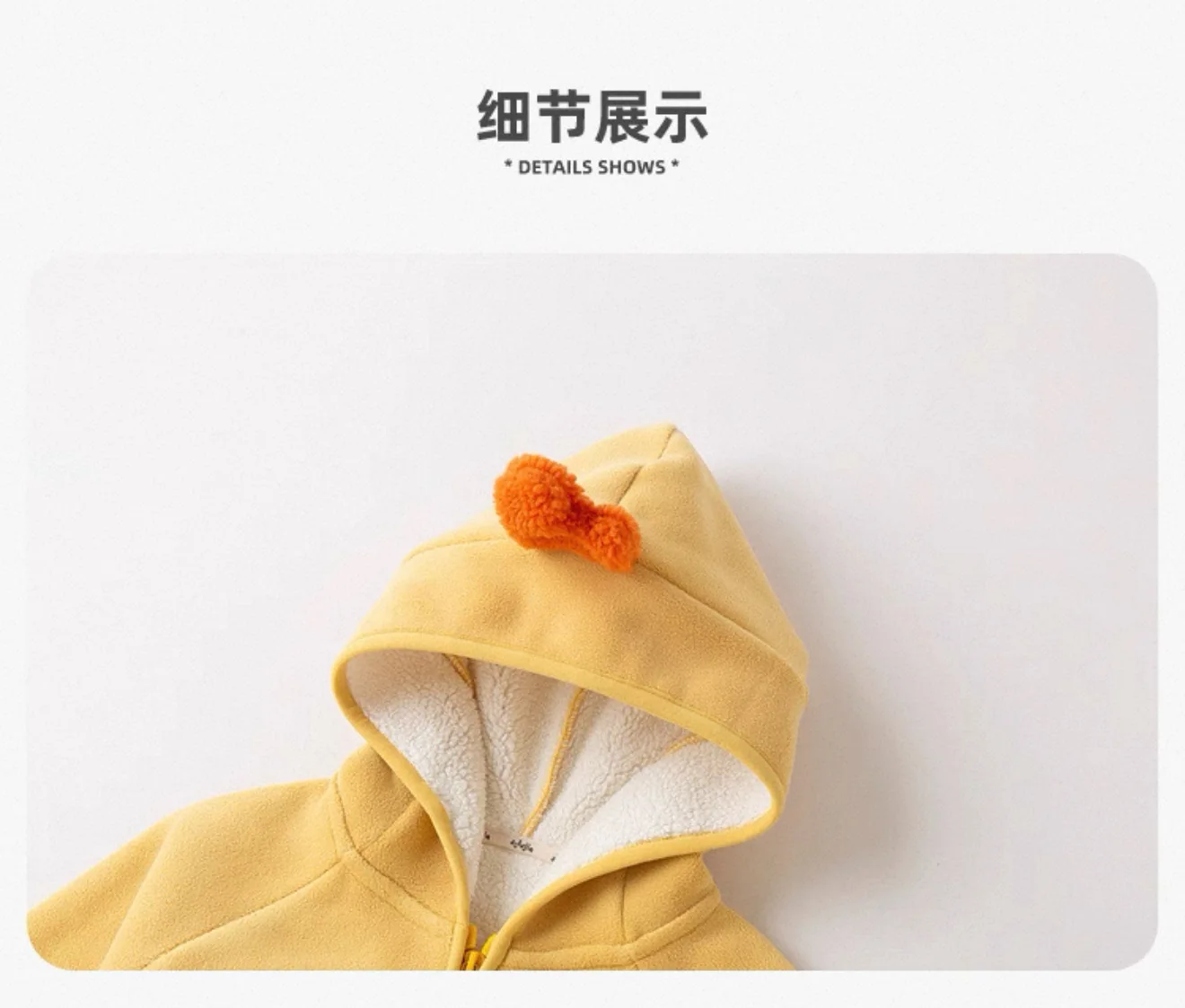2026 Herbst Winter Kinder Fleece Kapuzenjacke Baby Junge Mädchen Cartoon Dinosaurier Verdickte Warme Oberbekleidung Kinderkleidung Winddichter Mantel – Detail 4