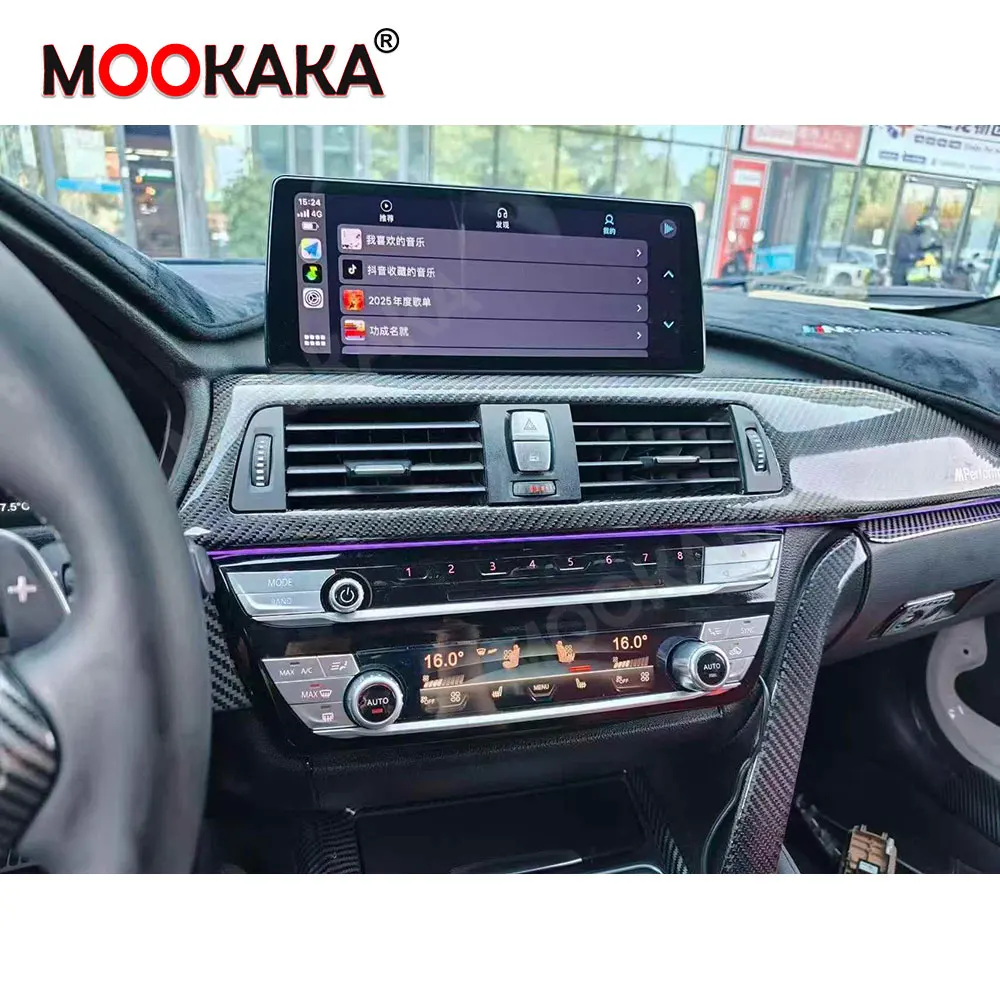 Car A/C Board For BMW 3 Series F30 F31 F34 F80 2012-2019 Air Conditioning AC LCD Screen Touch Control Multi-UI Color Switchable