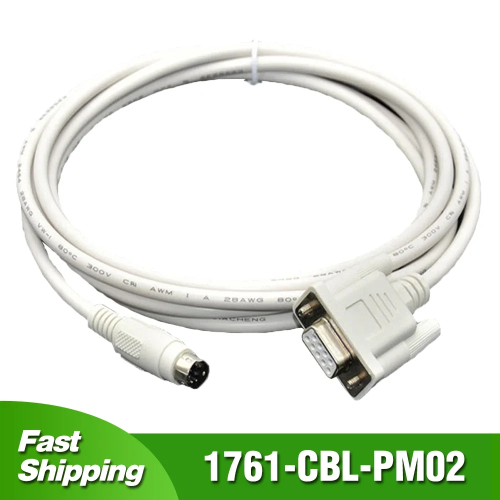 1761-CBL-PM02 for AB Allen Bradley MicroLogix 1000 1200 1400 1500 Series PLC Programming Cable 1761CBLPM02 Data Line 3Meters