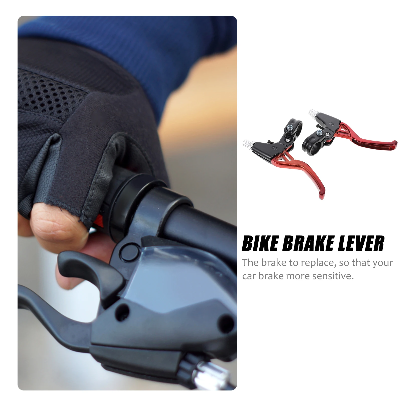 

All-aluminum Brake Handle Metal Bike Lever Levers Brakes Level Handles Plastic Replacement Child