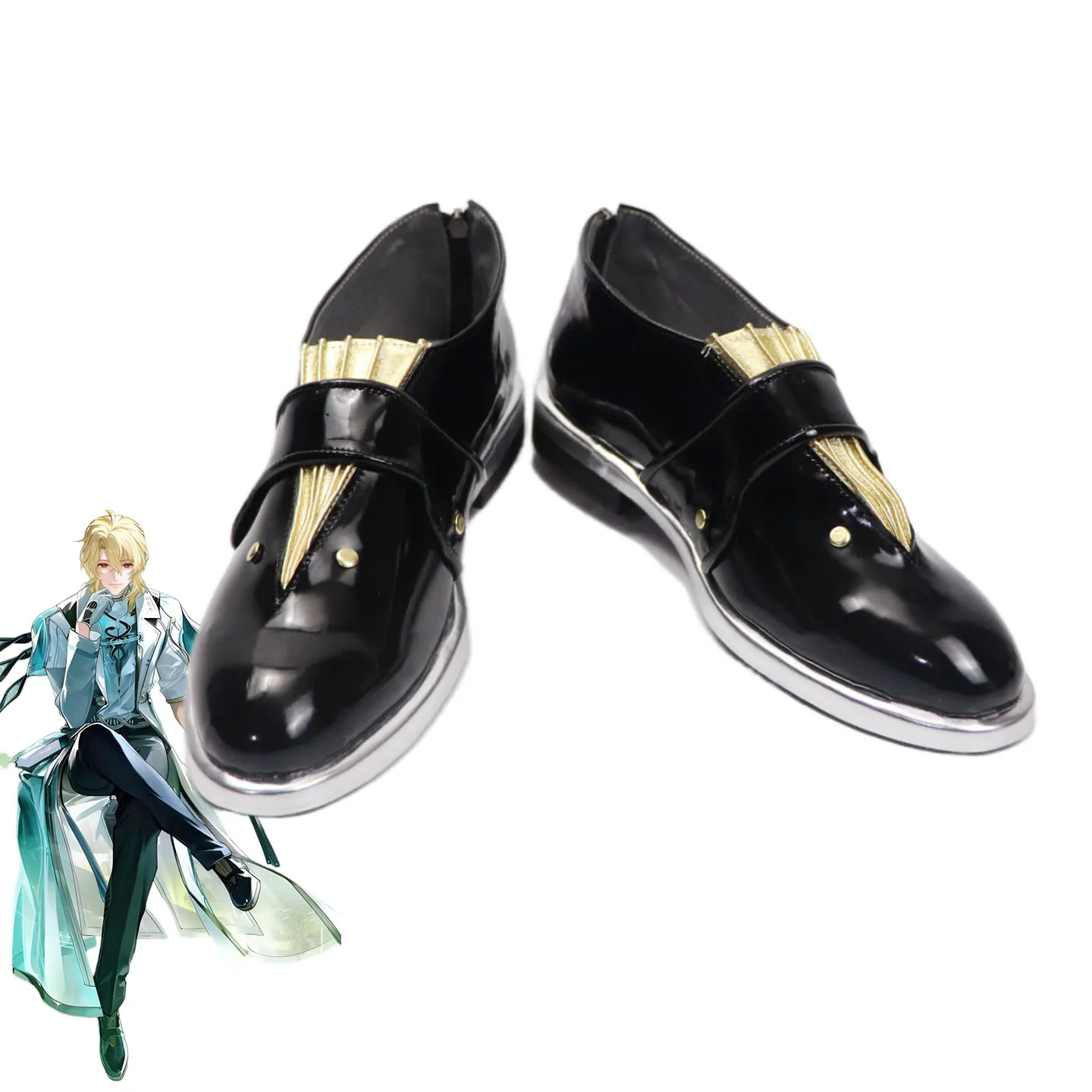 gioco-wuthering-waves-luuk-herssen-scarpe-e-stivali-cosplay-su-misura-per-festa-di-halloween