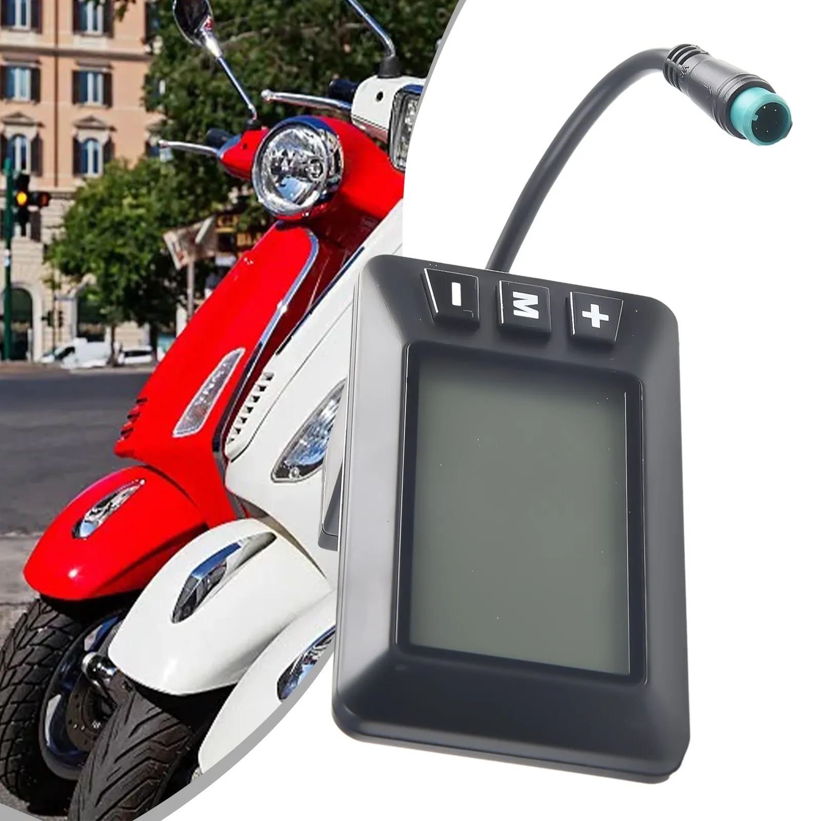 E-Bike Display LCD Display 36V 48V 5 Pin 80x47mm Accessories Cycling Muiti Functions SM Connector High Quality