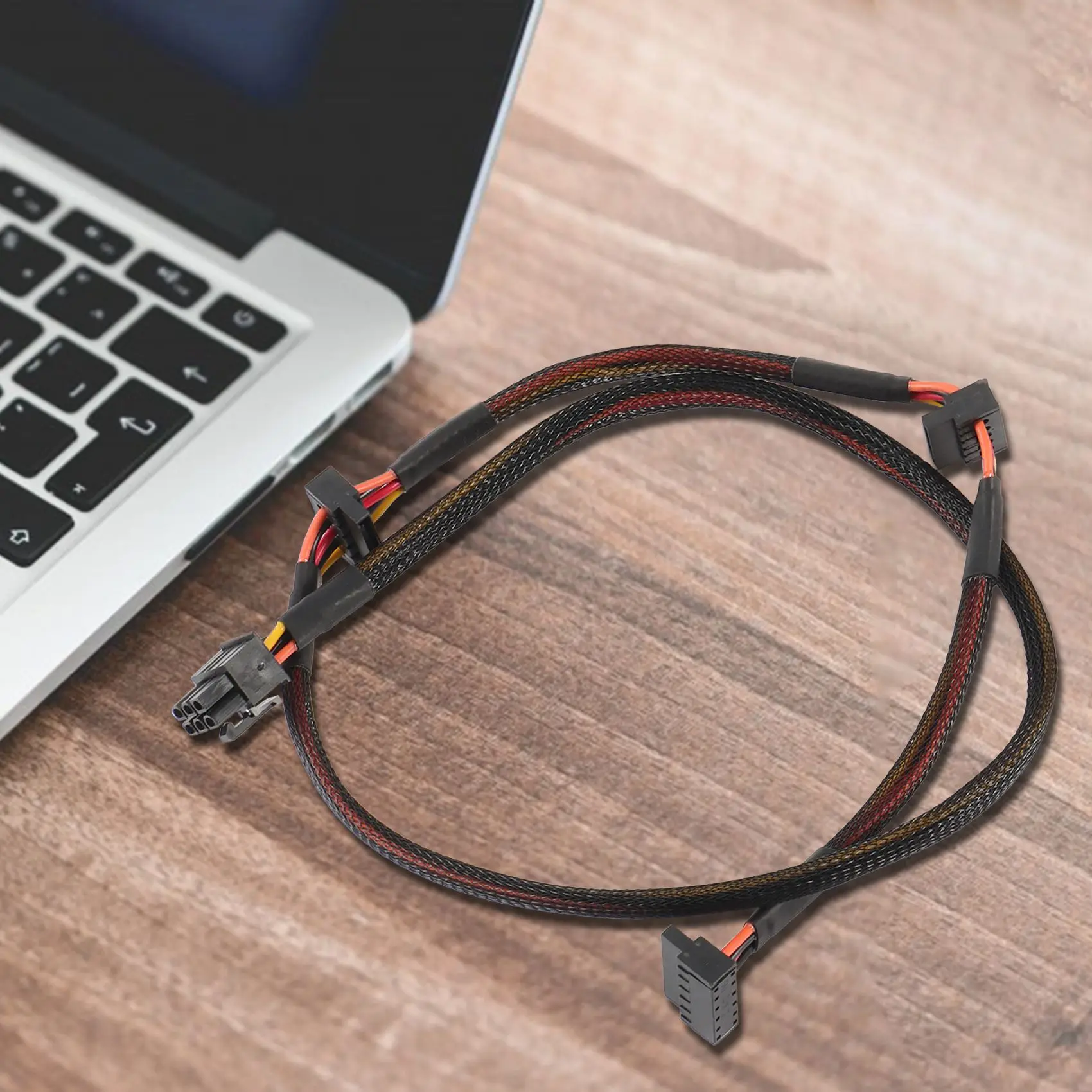 Модульный блок питания RISE, 6-контактный на 3-портовый кабель питания SATA, провод 18AWG, 80 см для серии Antec NP TP ECO