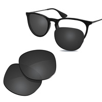 Glintbay New Performance Polarized Replacement Lenses for Ray-Ban Erika RB4171 54mm Sunglasses - Multiple Colors
