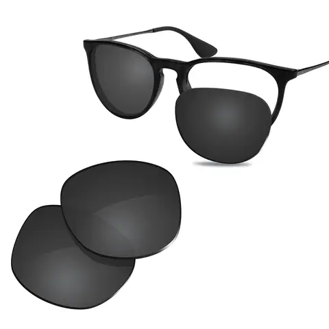Lentes de repuesto polarizadas de nuevo rendimiento Glintbay para gafas de sol Ray-Ban Erika RB4171 de 54 mm, varios colores
