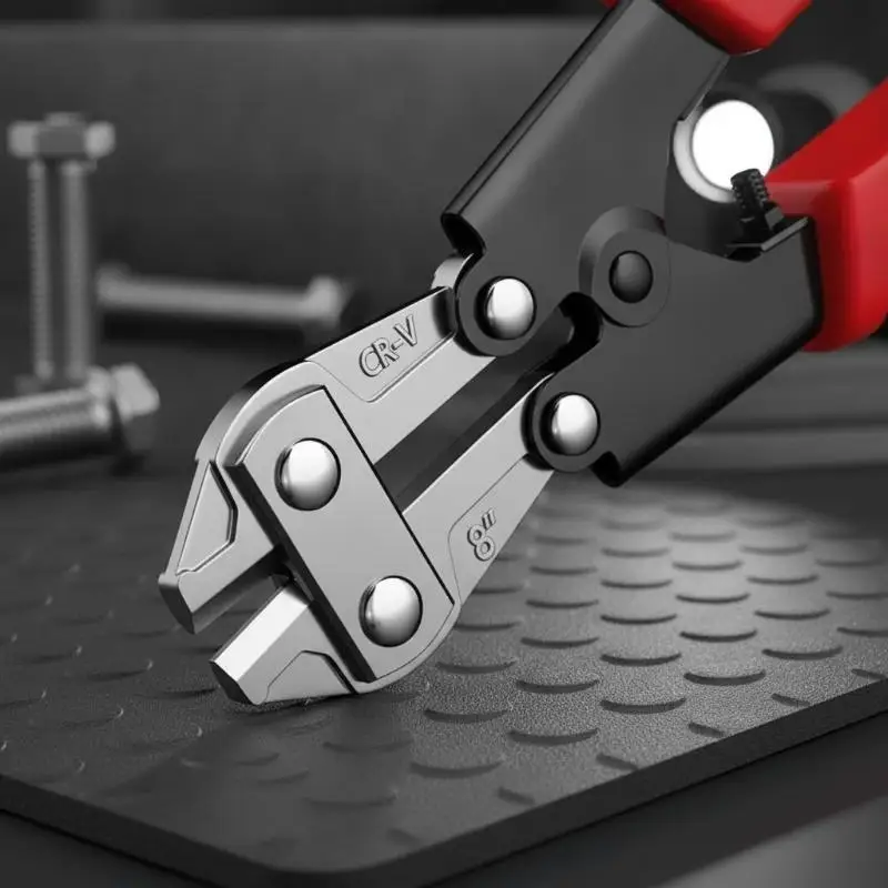 Mini Bolt Cutter, Carbon Steel Labor-Saving Wire and Bar Steel Cutting Tool for Quick and Sharp Operation