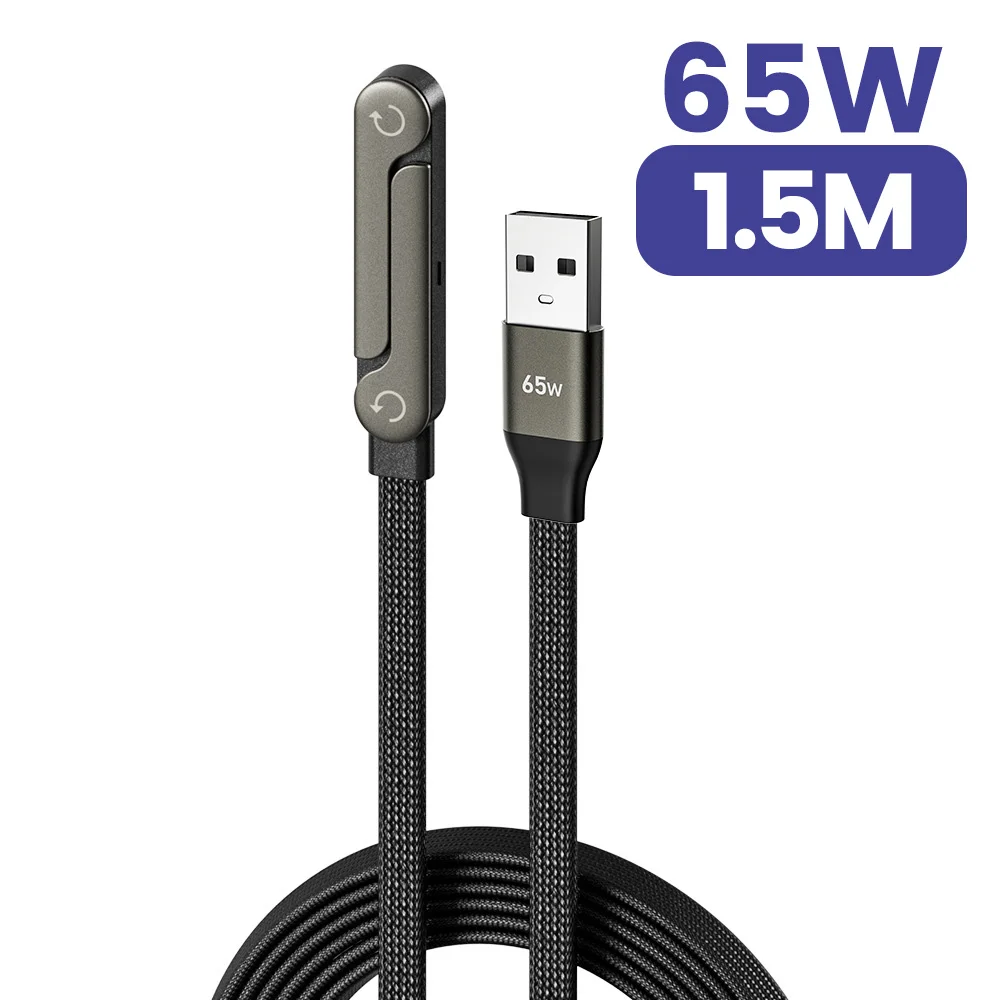 240W Elleboog USB Type C naar USB C-kabel PD Snelle oplaadkabel Type C Draad Telefoonstandaard voor iPhone 17 16 15 Xiaomi Samsung Huawei