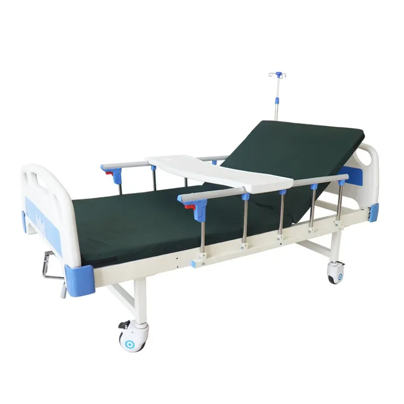 Back-up Elevated Bed Household Manual Elderly Bed Hospital Multi-Functional Medical Sickbed