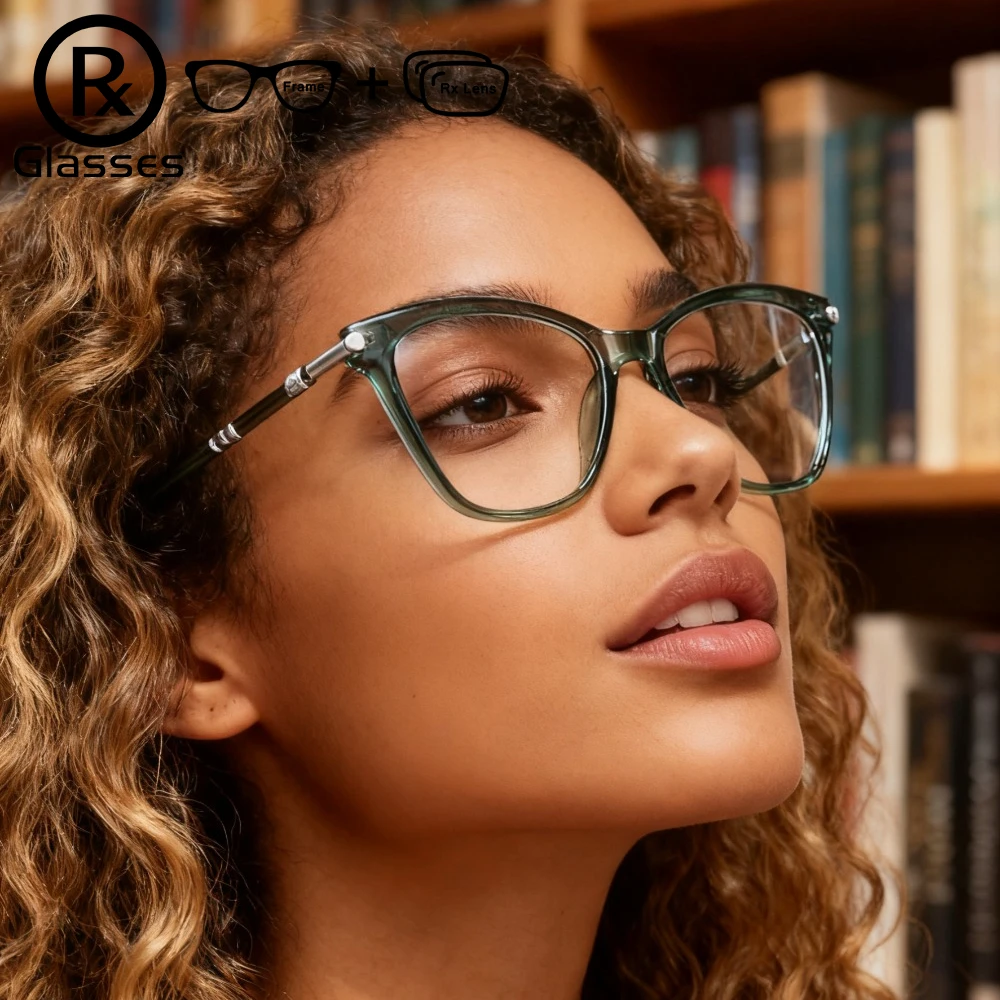 

Prescription Glasses Fashion Classic Women's Eyewear Minimalist Design Customizable Anti-blue Light Eyewear Photochromic
