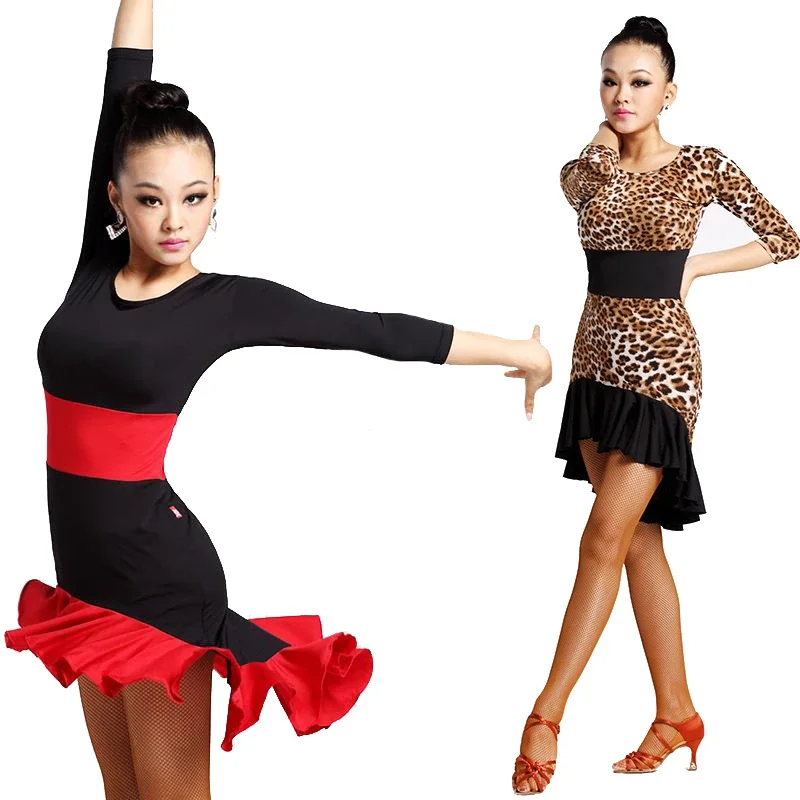 New adult Latin dance costume women sexy Latin dance dress female ballroom dancewear women dancing dress