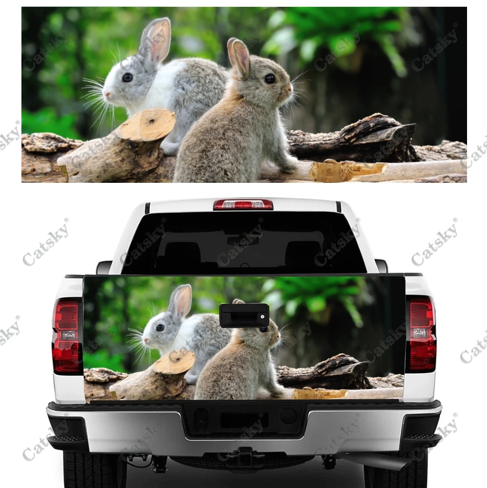 rabbit animal Car sticker rear car rear appearance modification package suitable for car truck sticker