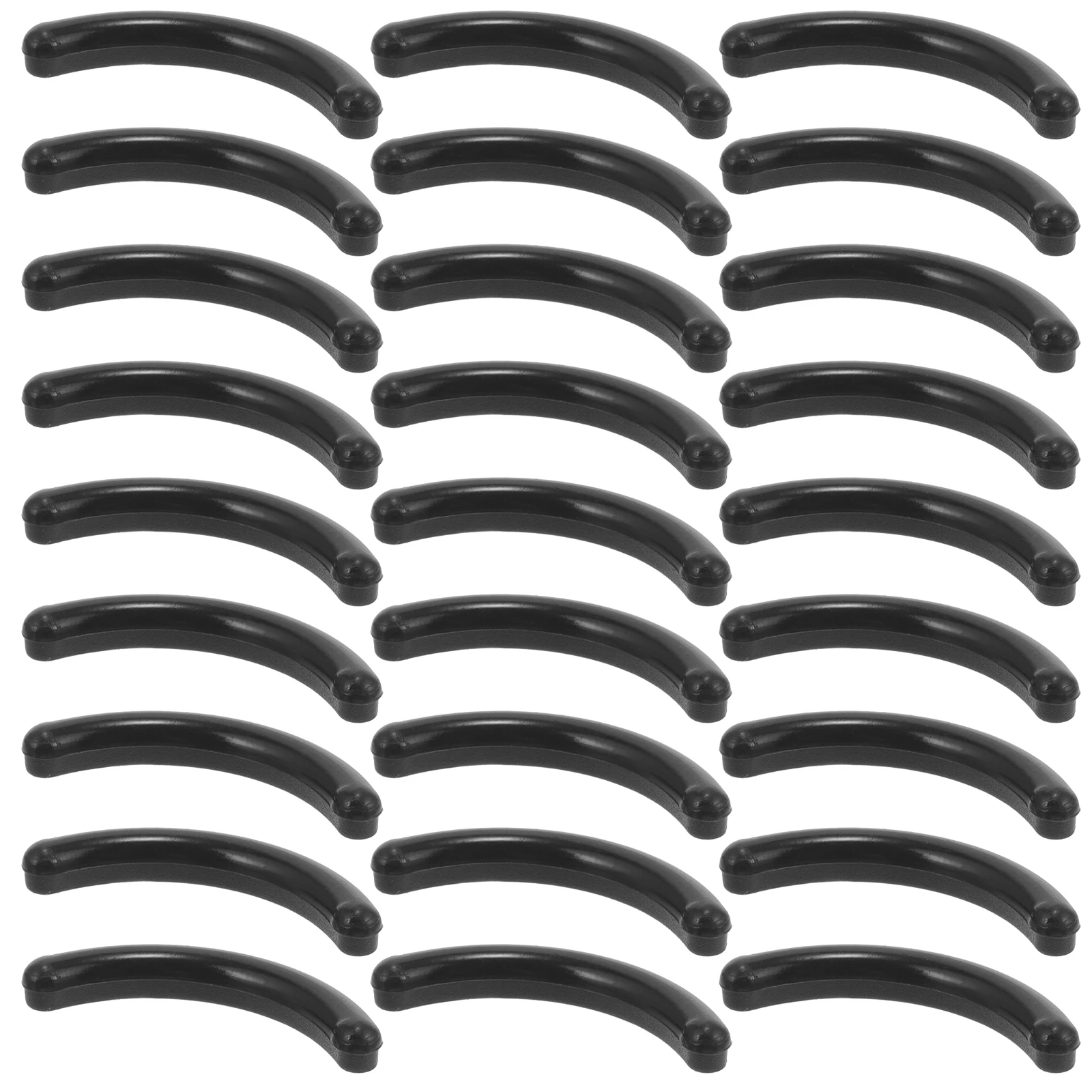 50pcs Eyelash Curler Refill Pads Pink Rubber Strips Cushions for Mascara Tool eyelash curler replacement silicone pads eyelash