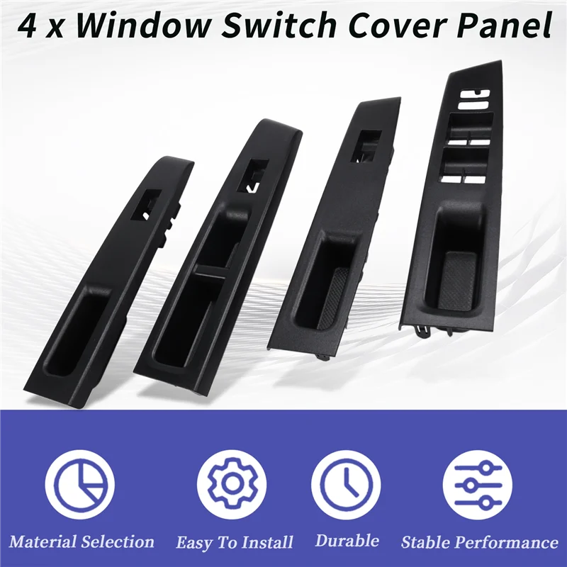 A03Q-RHD For Toyota Vitz 2010 - 2014 Window Lift Control Switch Protection Cover Panel Frame 74231-52630-C0,74232-52570-C0