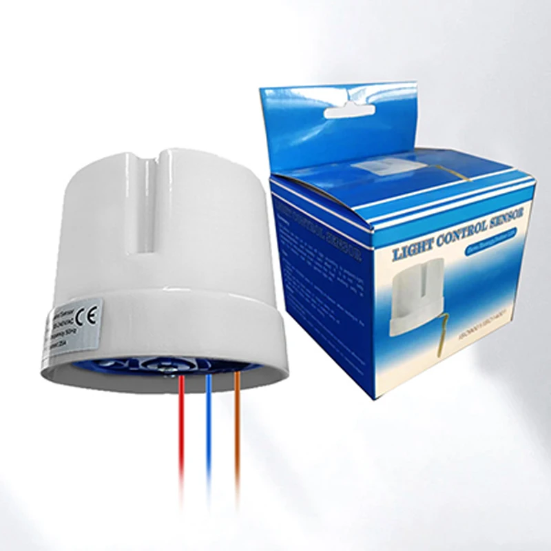 1PCS Automatic On Off Photocell Street Lamp Light Switch Controller AC 110V 220V Photo Control Photoswitch Sensor Adjustable