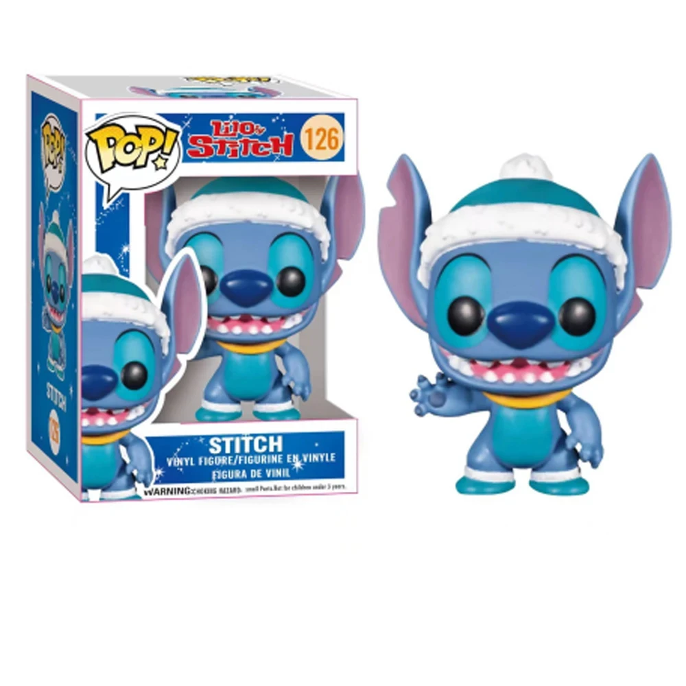 Gorąca Wyprzedaż Elf Star Baby Stitch Stitch Mała Złota Ręcznie Robiona Lalka z Winylu PVC Zabawka Prezent dla Dzieci