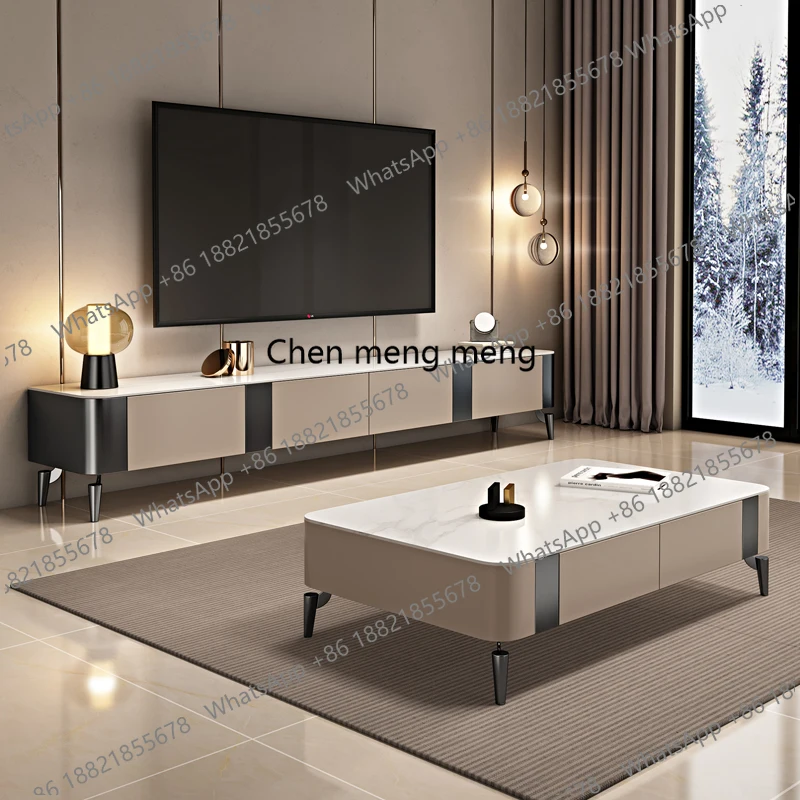 

Light Luxury Designer TV Cabinet Modern Nordic Hallway Organizer Fireplace Tv Table Monitor Center Archivadores Salon Furniture