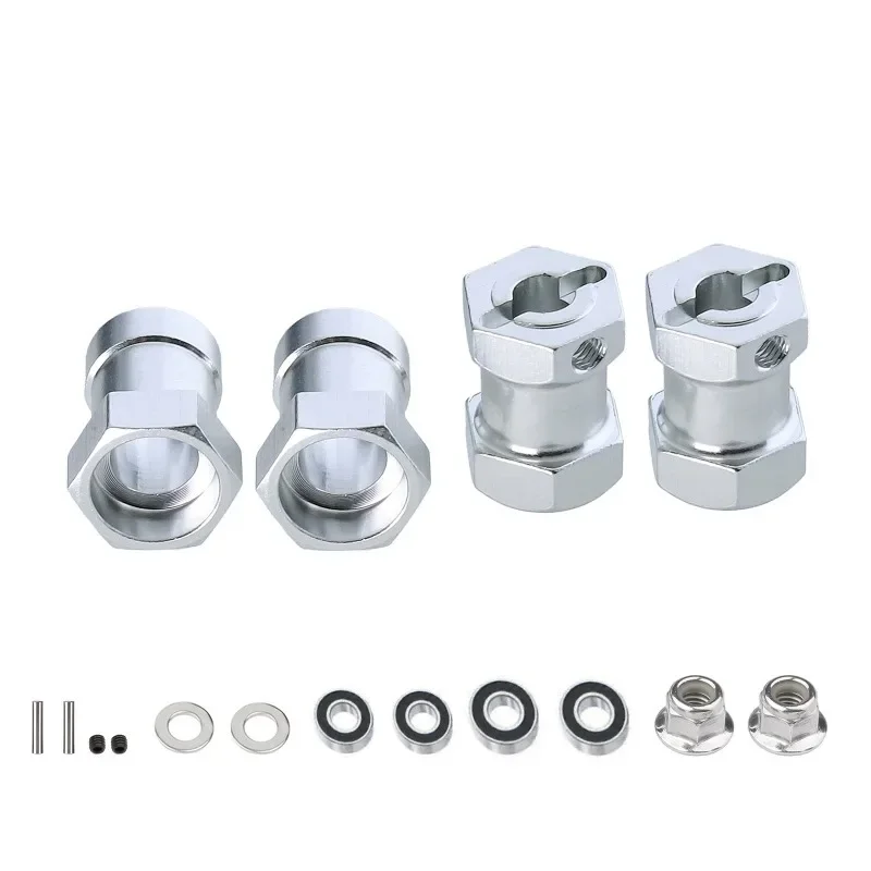 Metal 12mm Wheel Hex Hub Adapter for Tamiya CW-01 CW01 Lunch Box Midnight Pumpkin Monster Beetle WR02 Upgrade Parts Accessories