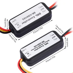SK-CD0103/SK-CD0105 Car LED Controller Daytime Running Light Lamp 5A DRL Auto On/Off Switch Controller Relay 12-18V for Car