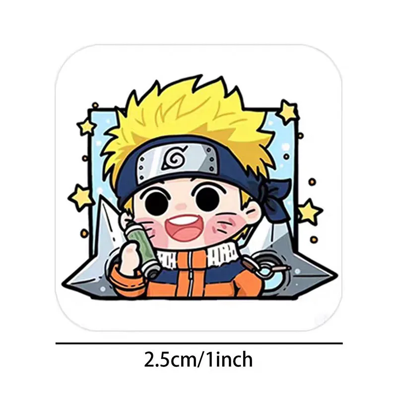 500PCS Cartoon One Piece NARUTO Stickers DIY Anime Figure Image Children\'s Reward Envelope Sealing Decoration Sticker Kid Gifts