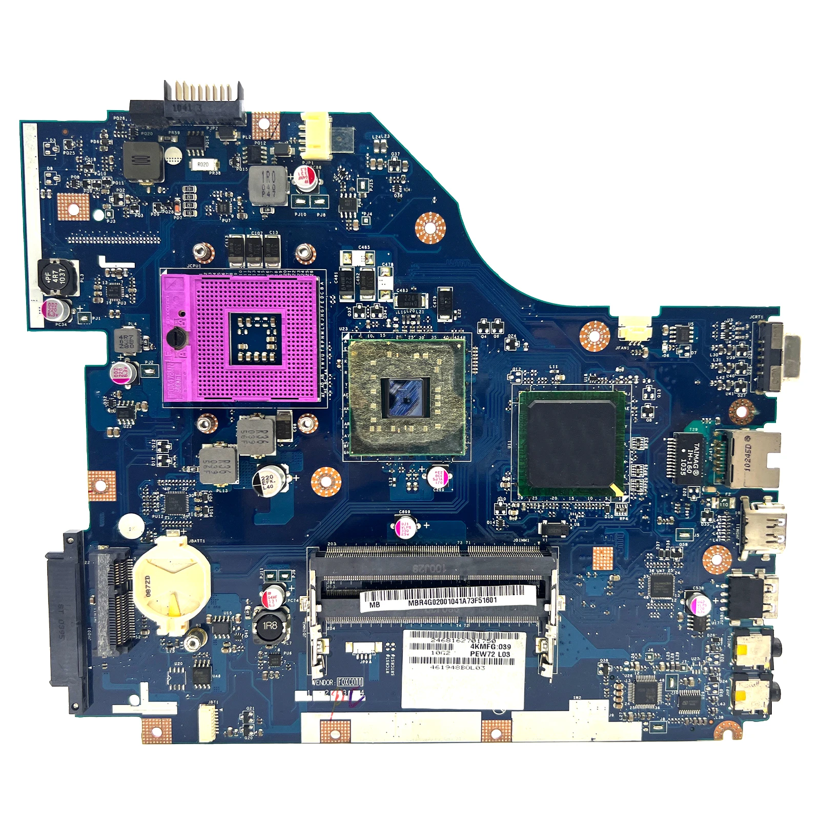 Imagem -03 - Akemy La6631p Mainboard para Acer 5336 Placa-mãe Portátil Mbr4g02001 Pew72 Gl40 Gma 4500m Ddr3 100 Teste ok