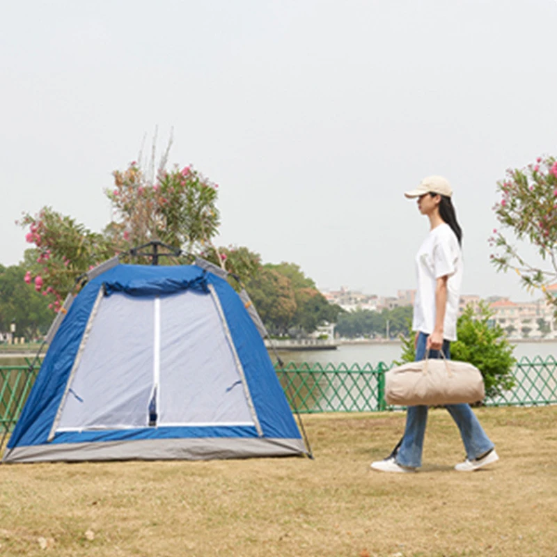 Sofá cama inflable moderno y portátil, silla de salón plegable con brazo, muebles de jardín al aire libre