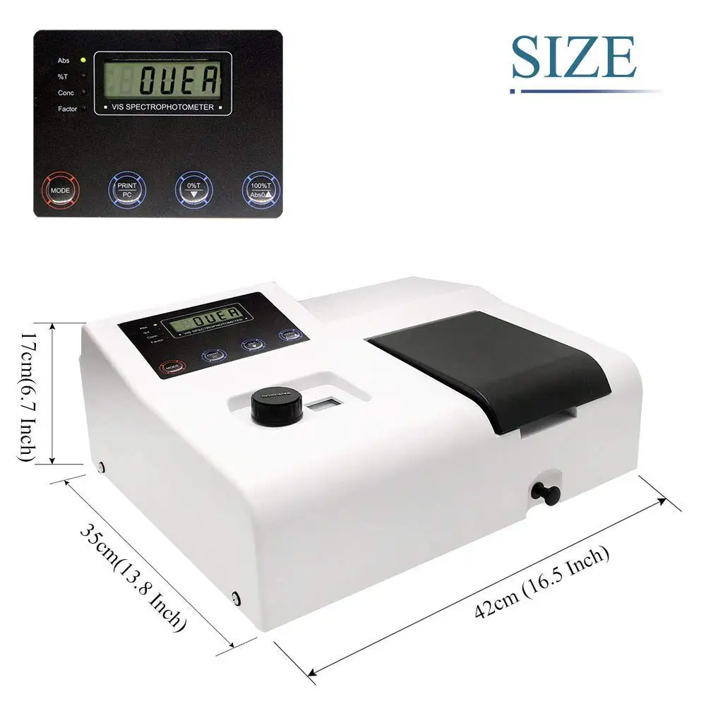 IKEME Good Price Chemical Composition Testing Machine Visible Photometer Lab Chemistry Spectrometer 721 Uv-Vis Spectrophotometer