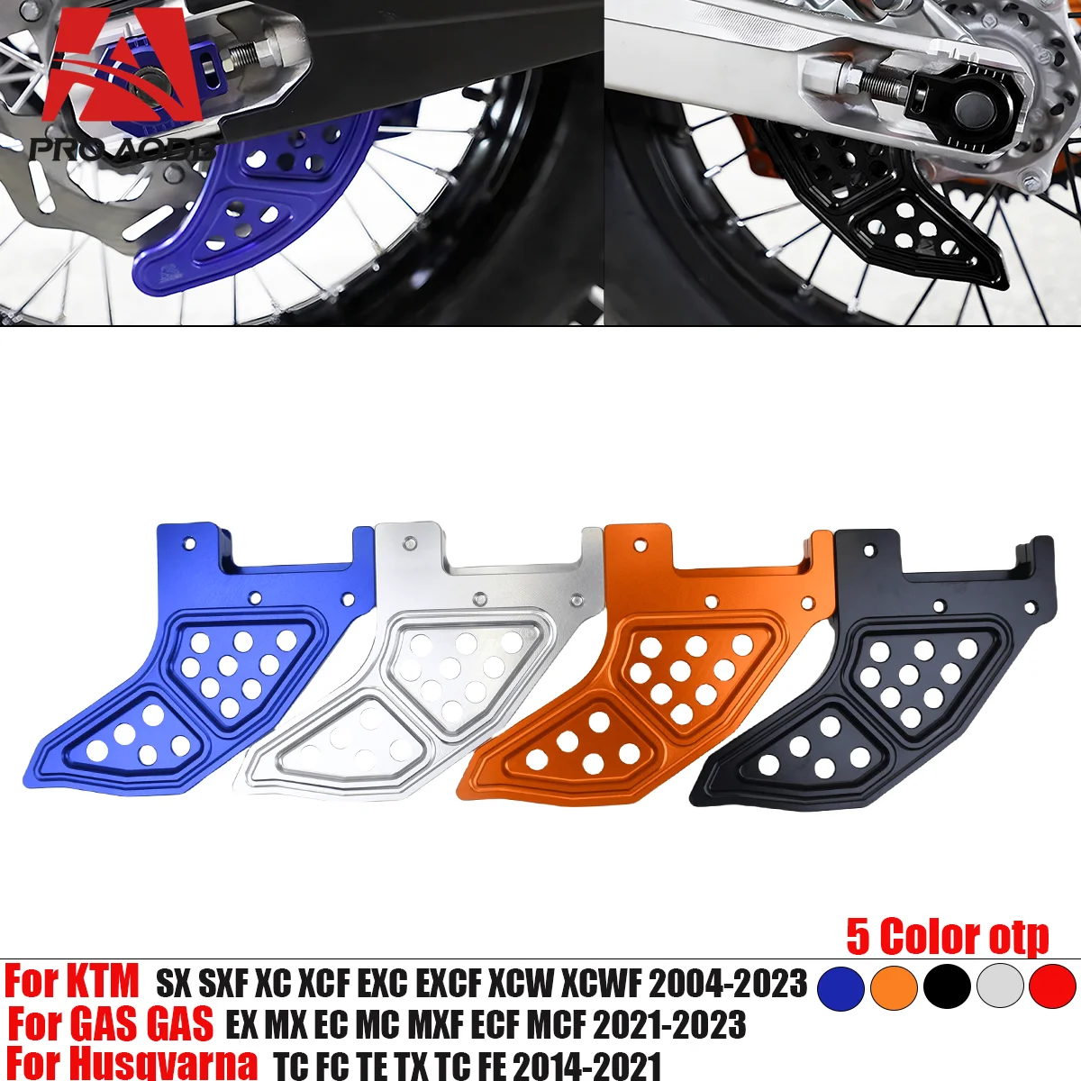 

For KTM SX SXF XC XCF XCW XCWF 125-530 For GasGas MX EX MC EX-F 125-450 Durable Aluminum CNC Motorcycle Rear Brake Disc Guard