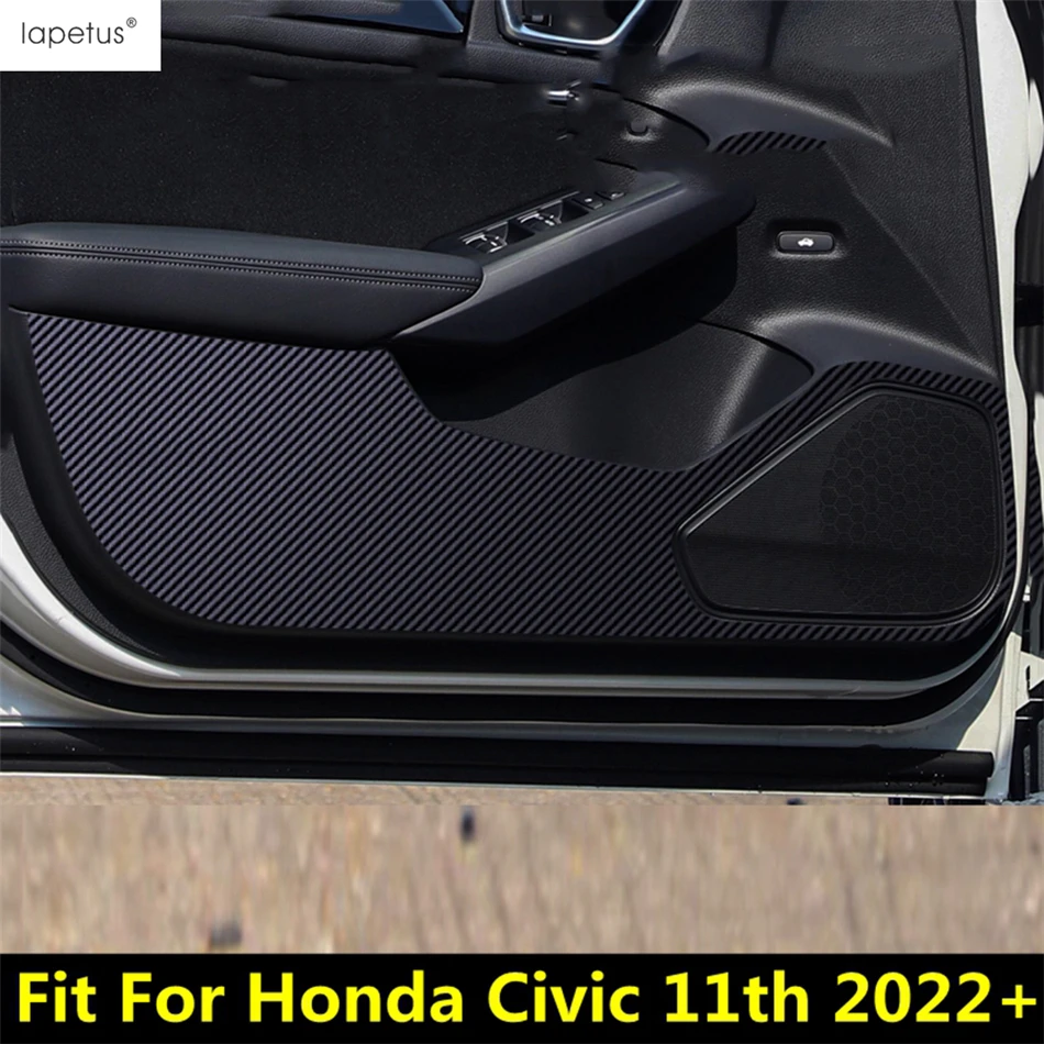 

For Honda Civic 11th 2022 - 2024 Car Side Door Anti Kick Film Edge Protective Pad Mat Carbon Fiber Stickers Interior Accessories